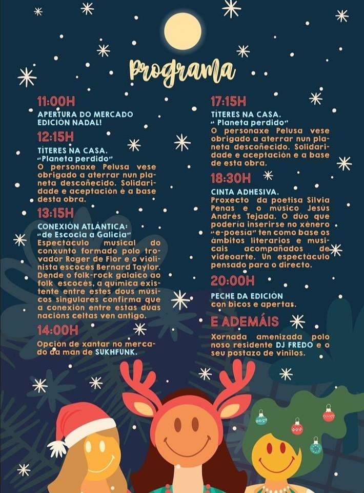 Mercado da Arte de Nadal do Calvario en Vigo
