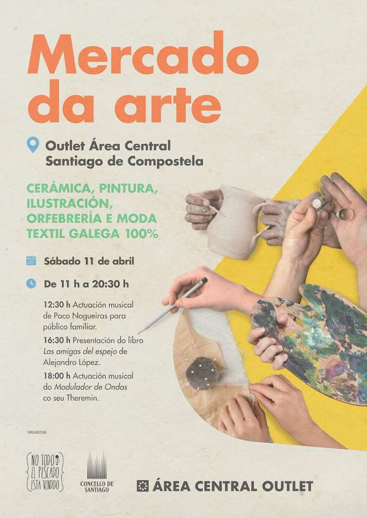 Mercado da Arte en Santiago de Compostela