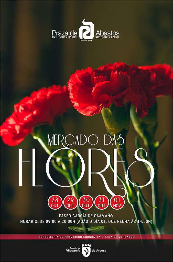 Mercado das Flores en Vilagarcía de Arousa
