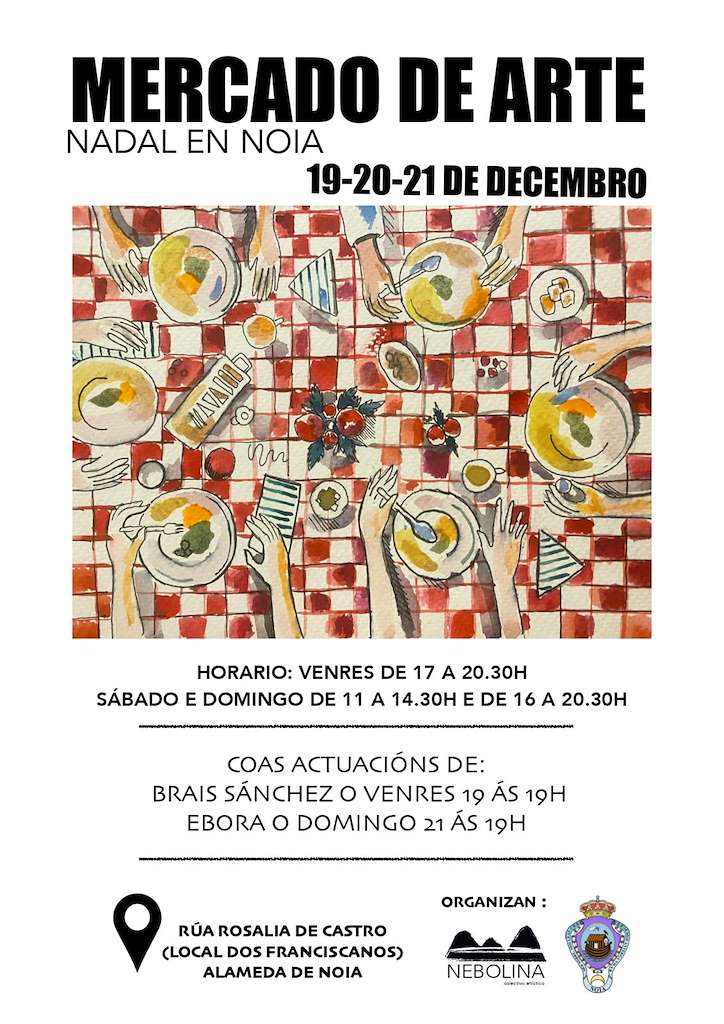 Mercado de Arte de Navidad en Noia