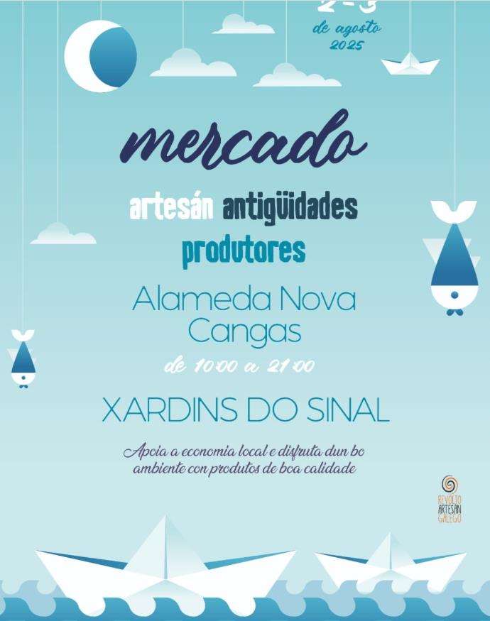 Mercado de Artesanía, Antigüidades e Produtores en Cangas de Morrazo