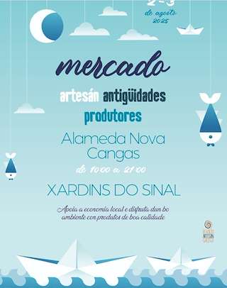 Fechas, información, programa, cartel, imágenes, mapa y ubicación de Mercado de Artesanía, Antigüidades e Produtores  en  Cangas