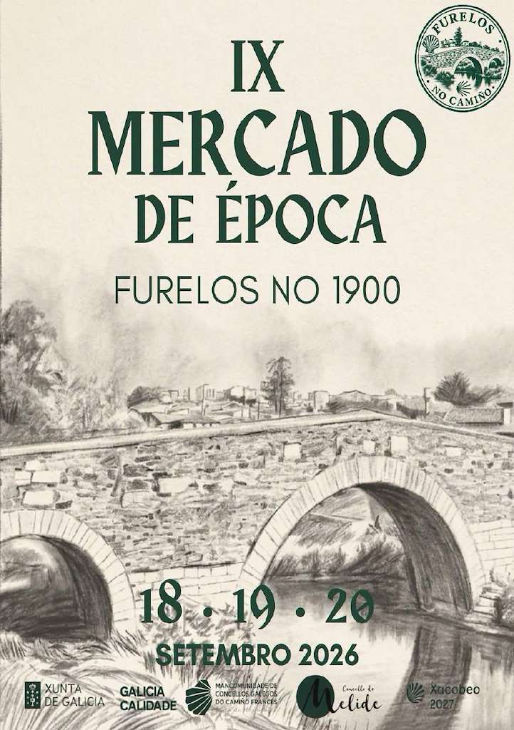 IX Mercado de Época de Furelos (2026) en Melide