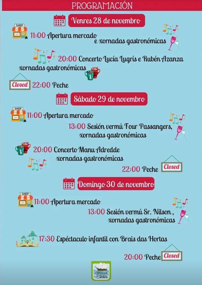 Mercado de Navidad en Bueu