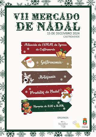 Fechas, información, programa, cartel, imágenes, mapa y ubicación de VII Mercado de Nadal  en  Castroverde