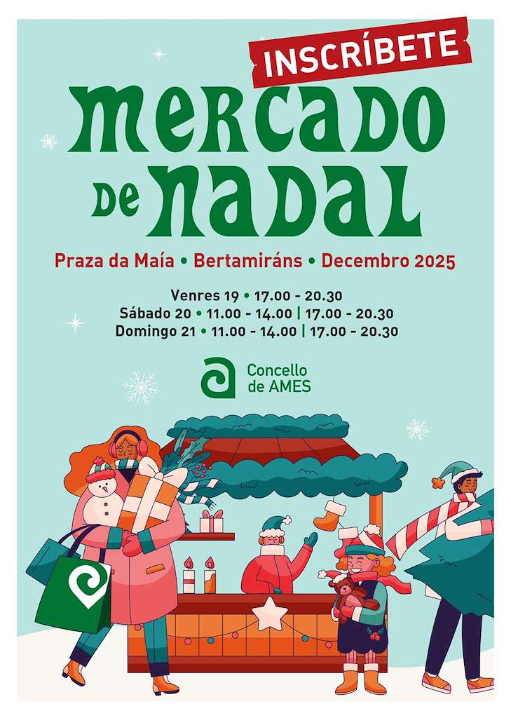 Mercado de Navidad de Bertamiráns en Ames