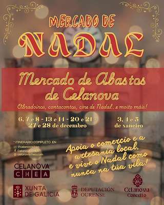Fechas, información, programa, cartel, imágenes, mapa y ubicación de Mercado de Nadal de Celanova Chea (2025-2026)