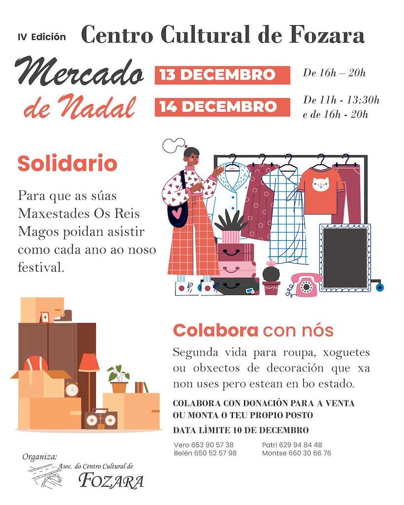 IV Mercado de Navidad de Fozara en Ponteareas