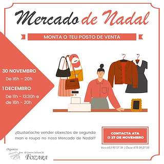 Fechas, información, programa, cartel, imágenes, mapa y ubicación de III Mercado de Nadal de Fozara   en  Ponteareas
