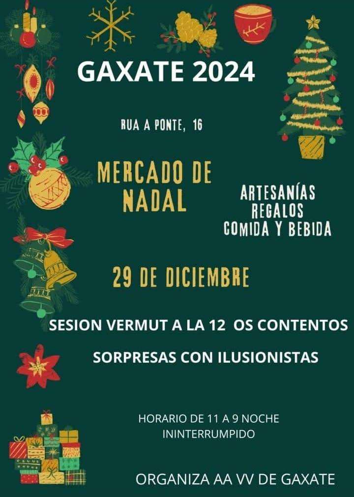 Mercado de Nadal de Gaxate en A Lama