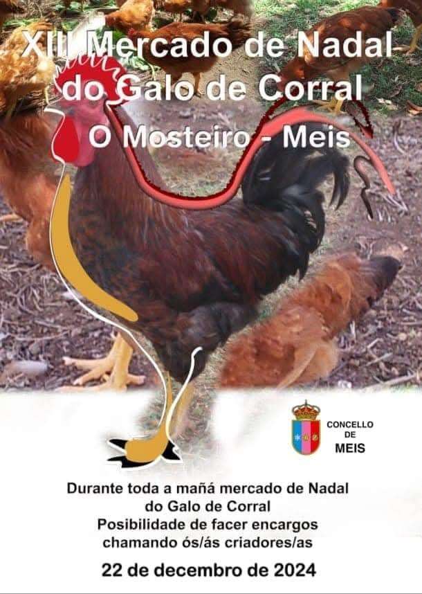 XIII Mercado de Nadal do Galo de Corral en Meis