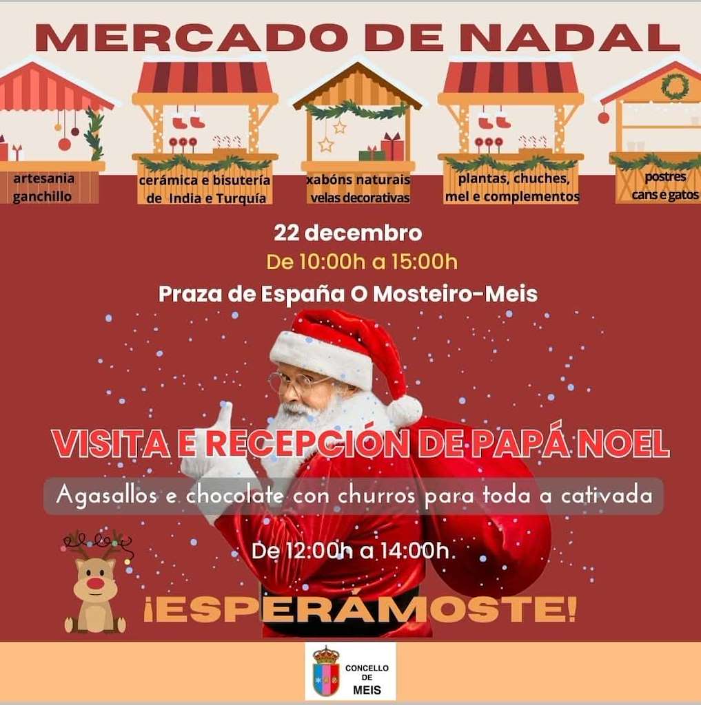 XIII Mercado de Nadal do Galo de Corral en Meis