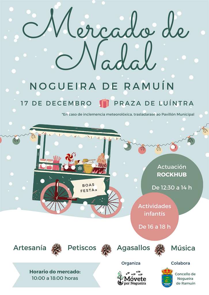 Mercado de Nadal en Nogueira de Ramuín