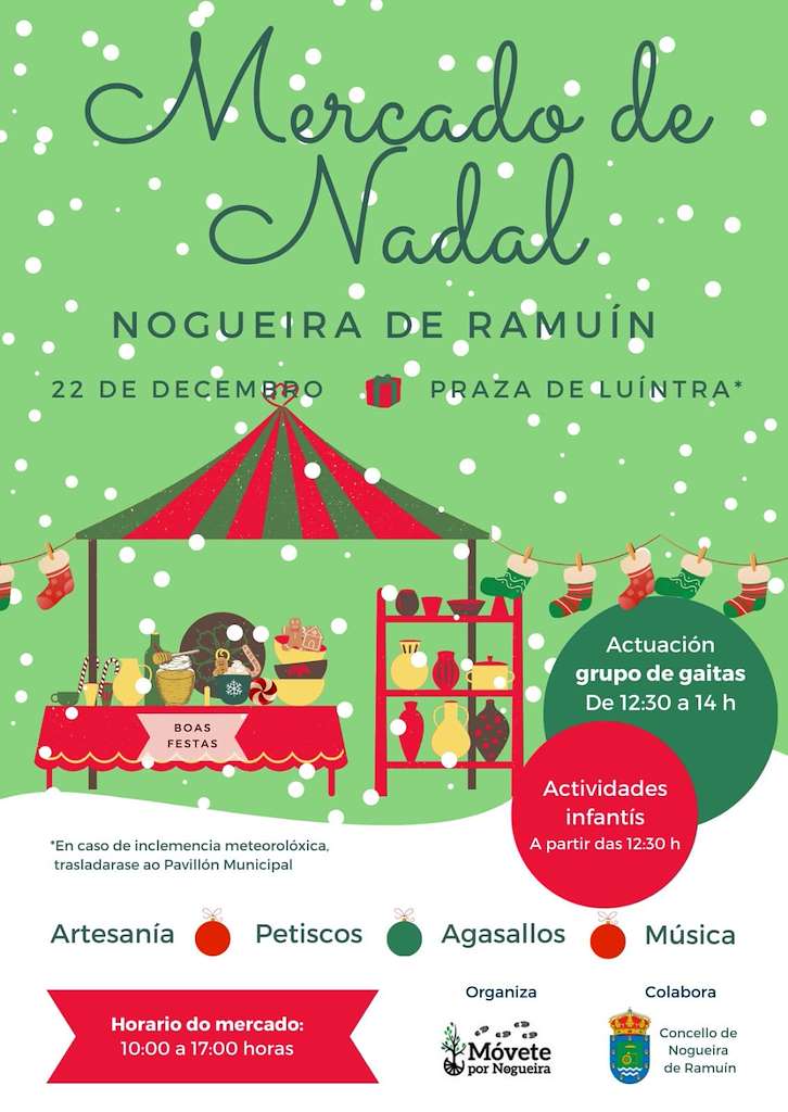 Mercado de Nadal en Nogueira de Ramuín