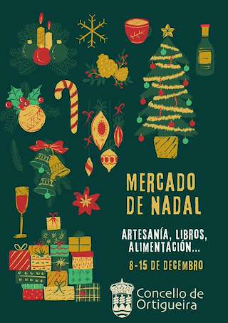 Fechas, información, programa, cartel, imágenes, mapa y ubicación de Mercado de Nadal  en  Ortigueira