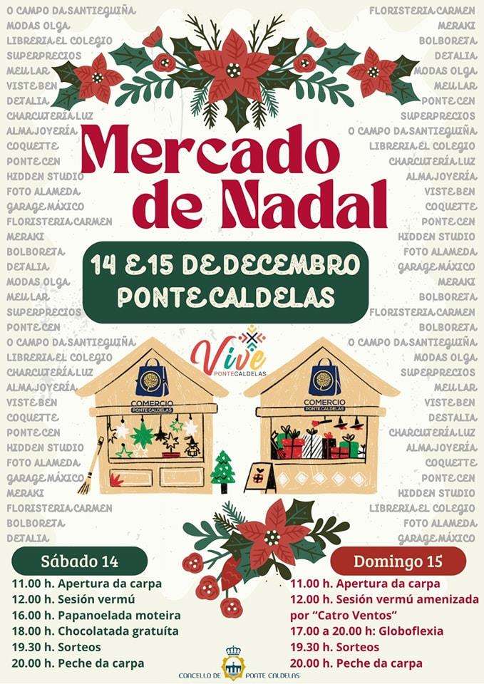 Mercado de Nadal  en Ponte Caldelas