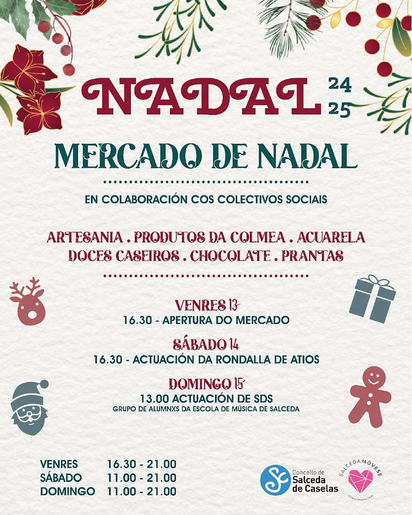 Mercado de Nadal en Salceda de Caselas