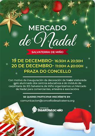 Fechas, información, programa, cartel, imágenes, mapa y ubicación de Mercado de Nadal (2025)  en  Salvaterra do Miño