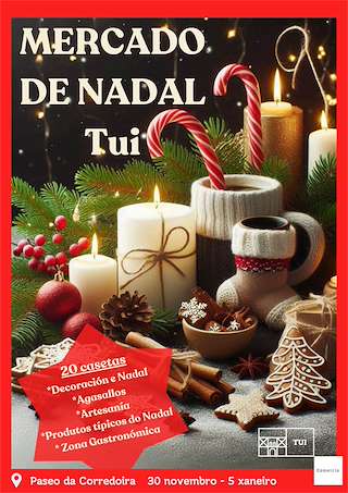 Fechas, información, programa, cartel, imágenes, mapa y ubicación de Mercado de Nadal  en  Tui