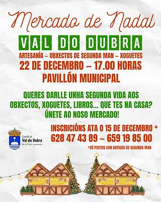Fechas, información, programa, cartel, imágenes, mapa y ubicación de Mercado de Nadal  en  Val do Dubra