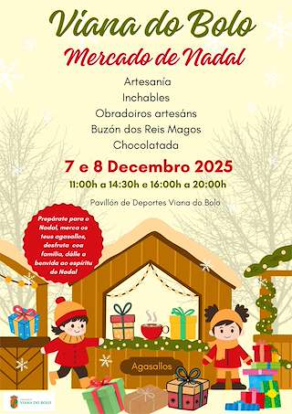 Fechas, información, programa, cartel, imágenes, mapa y ubicación de Mercado de Navidad (2025)  en  Viana do Bolo