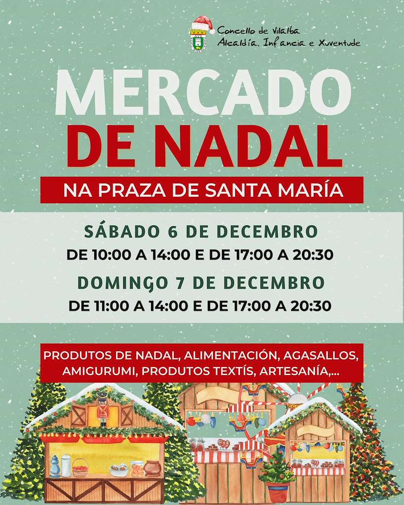 Mercado de Navidad en Vilalba