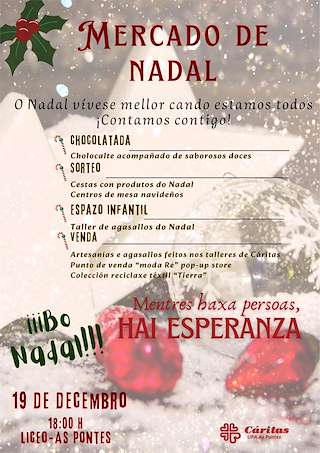 Fechas, información, programa, cartel, imágenes, mapa y ubicación de Mercado de Navidad (2025)  en  As Pontes de García Rodríguez