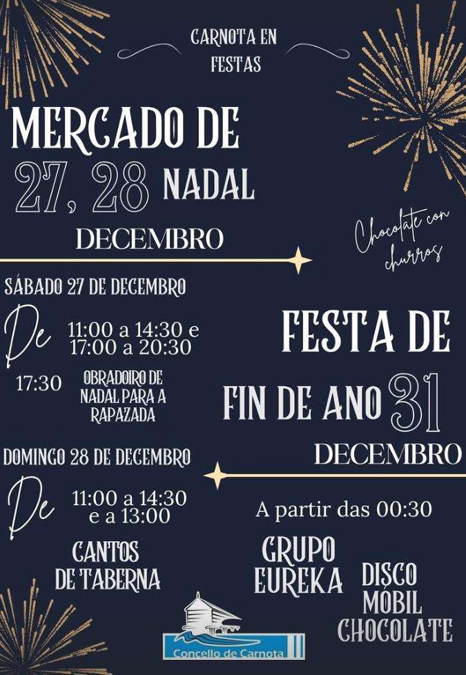 Mercado de Navidad - Fiesta de Fin de Año (2025) en Carnota