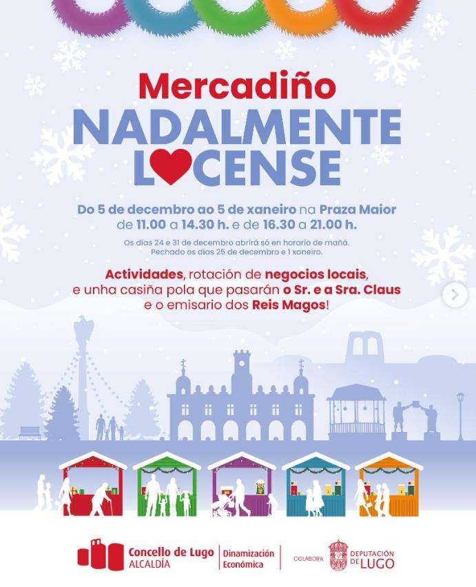 Mercado de Navidad en Lugo