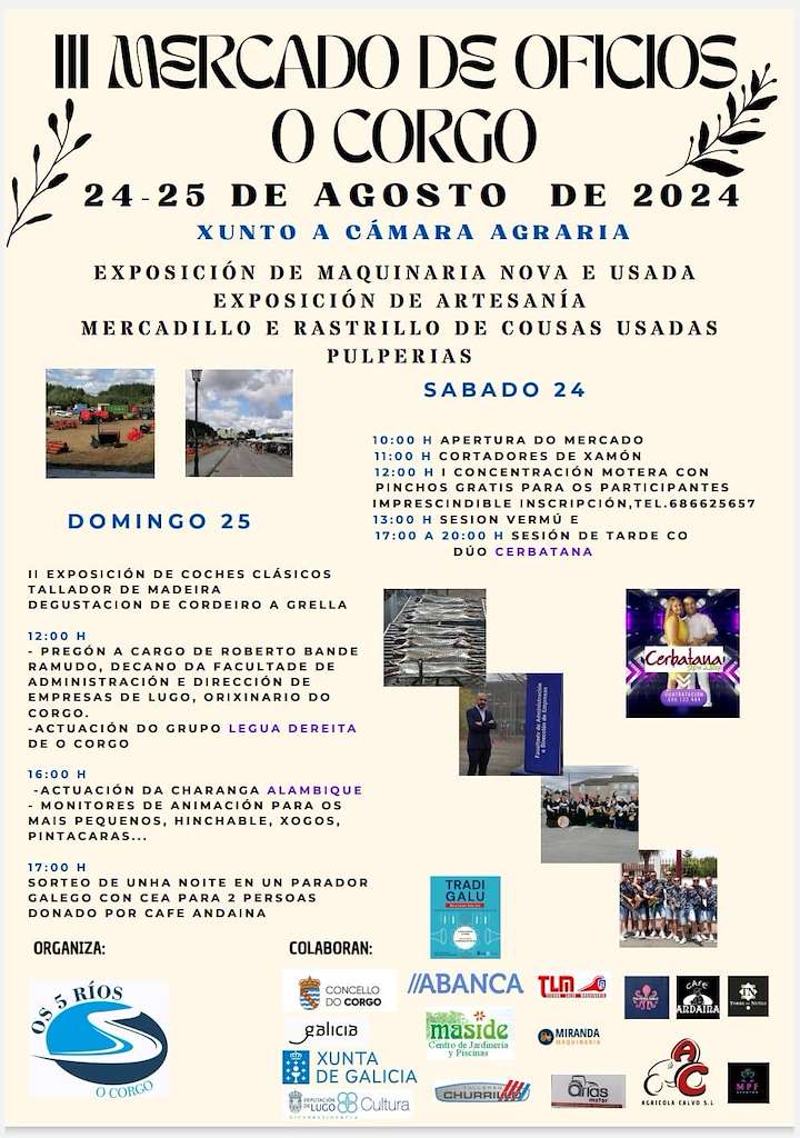 III Mercado de Oficios  en O Corgo