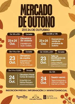 Fechas, información, programa, cartel, imágenes, mapa y ubicación de Mercado de Outono (2026)  en  Tomiño