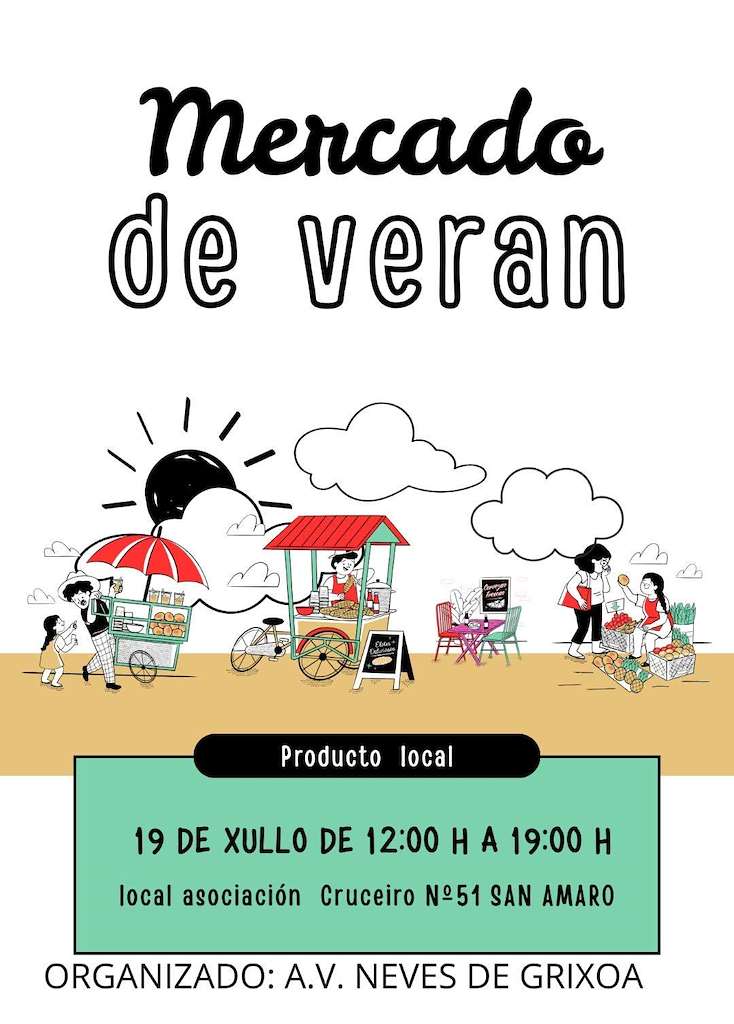 Mercado de Verán de As Neves de Grixoa  (2026) en San Amaro