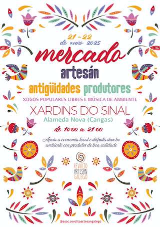 Fechas, información, programa, cartel, imágenes, mapa y ubicación de Mercado do Revolto  en  Cangas