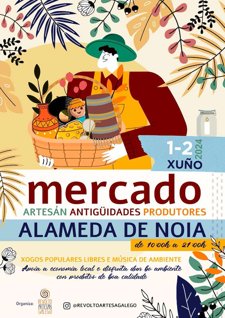 Mercado do Revolto  en Noia