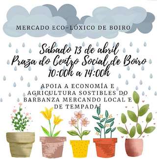 Fechas, información, programa, cartel, imágenes, mapa y ubicación de Mercado Ecolóxico  en  Boiro