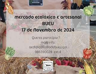 Fechas, información, programa, cartel, imágenes, mapa y ubicación de Mercado Ecolóxico e Artesanal  en  Bueu