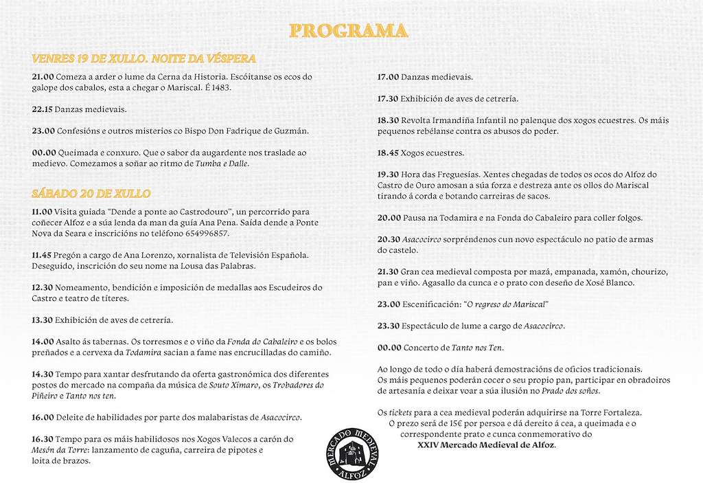 XXIV Mercado Medieval en Alfoz