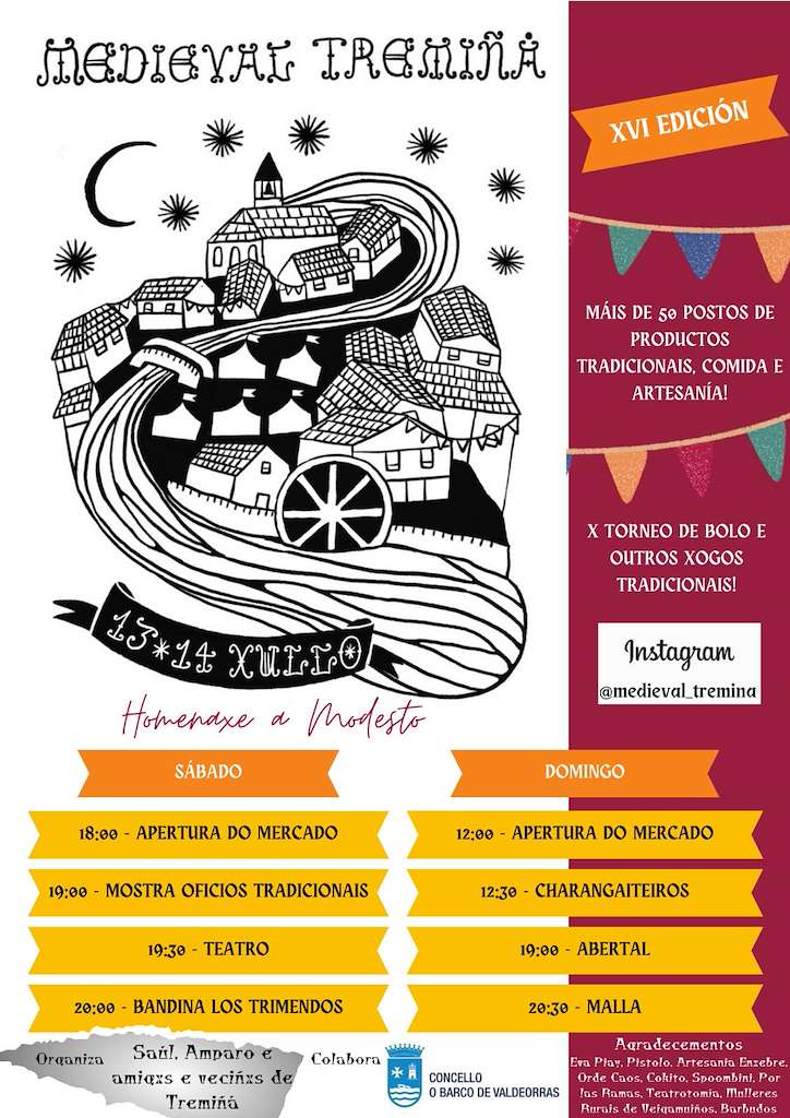 XVI Mercado Medieval Tremiñá en O Barco de Valdeorras