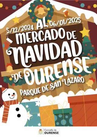 Fechas, información, programa, cartel, imágenes, mapa y ubicación de Mercado Navideño  en  Ourense