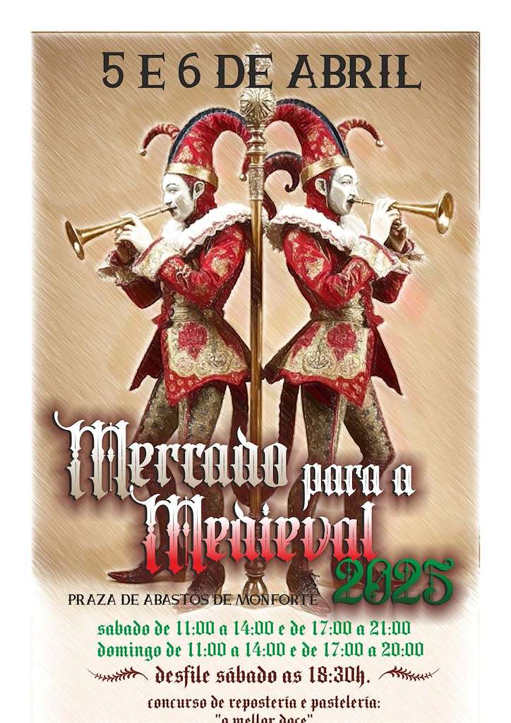 Mercado para a Medieval en Monforte de Lemos