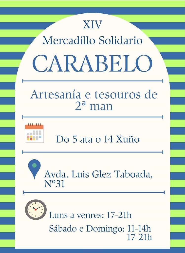 XIV Mercado Solidario de Carabelo (2026) en Lalín