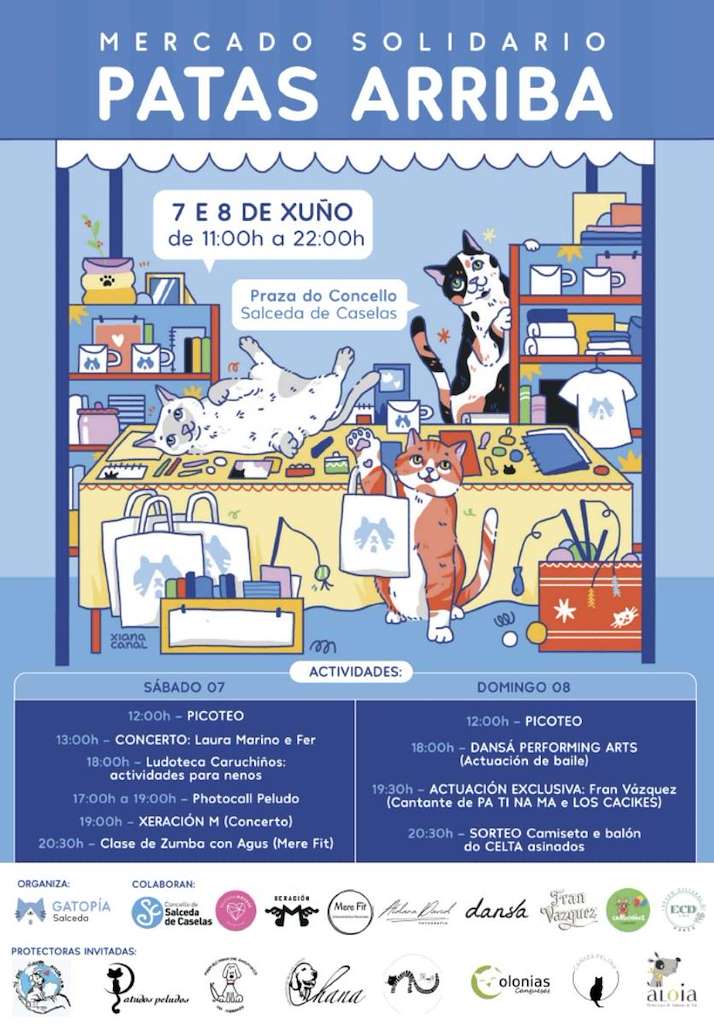 Mercado Solidario Patas Arriba  (2025) en Salceda de Caselas