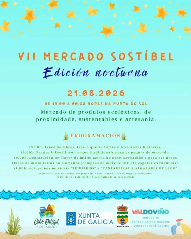 VII Mercado Sostíbel - Edición Nocturna (2026) en Valdoviño