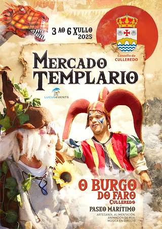 Fechas, información, programa, cartel, imágenes, mapa y ubicación de Mercado Templario O Burgo de Faro  en  Culleredo