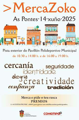 Fechas, información, programa, cartel, imágenes, mapa y ubicación de MercaZoko  en  As Pontes de García Rodríguez