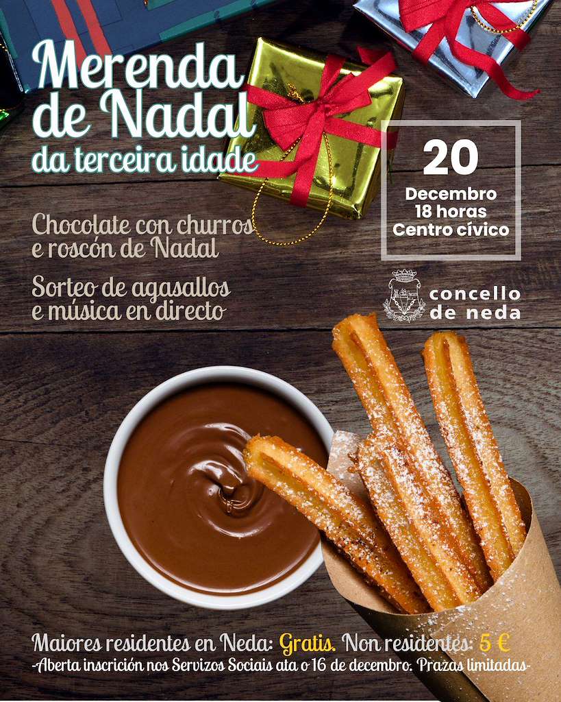 Merenda de Nadal Para a Terceira Idade en Neda