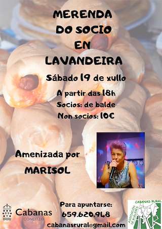Fechas, información, programa, cartel, imágenes, mapa y ubicación de Merenda do Socio de Lavandeira  en  Cabanas