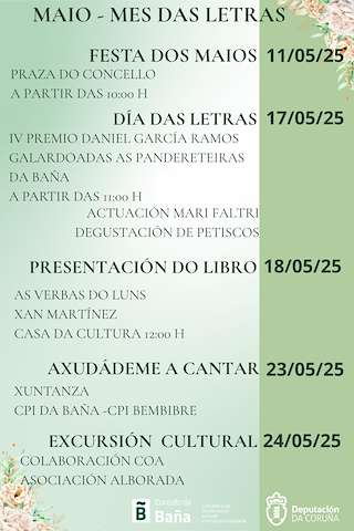 Letras Galegas (2026) en A Baña
