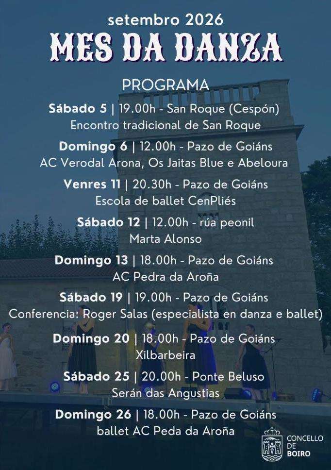 Mes da Danza (2026) en Boiro