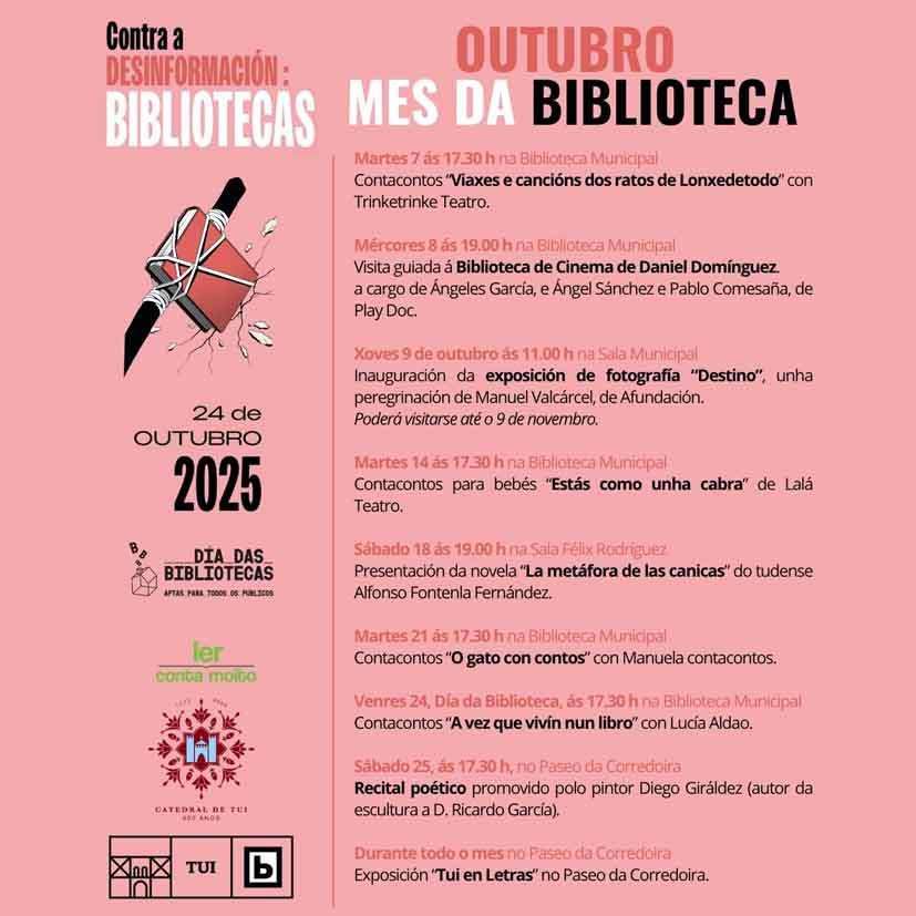 Mes das Bibliotecas (2025) en Tui
